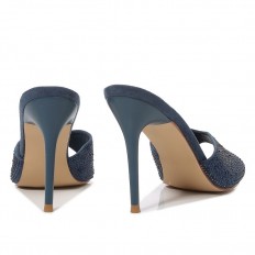 Shiny womens high-heeled...