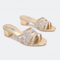 slipper with strips...