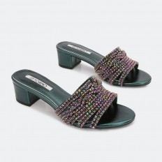 xq1303 Wide heel slippers...