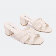 casual slipper with heel