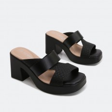 SLIPPER FROM LEATHER WITH...