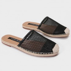 ZS10 Flat slippers with a...