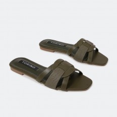 Leather Casual Flat...