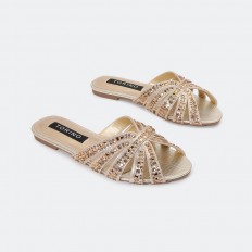 ZX2702 Flat slippers with...