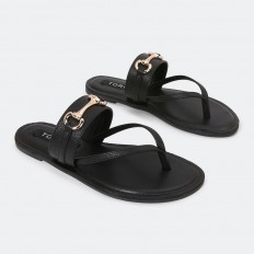 ZX2753 Flat slippers with a...