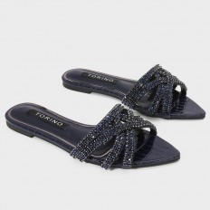 ZX2814 Shiny Flat Slippers