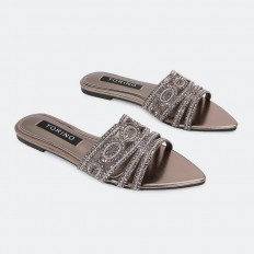 ZX2818 Flat sandals with a...