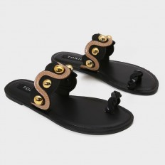 ZX2844 Flat sandals with a...