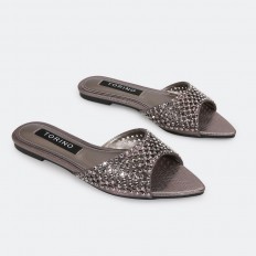 ZX2918 Flat slippers with...