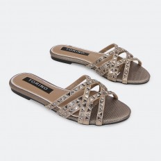 ZX2921  نعال مسطح بألوان أنيقة