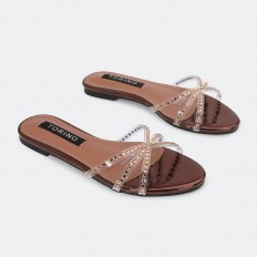 ZX2923 flat slippers with a...