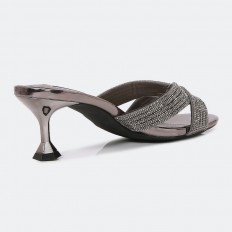 ZXQ1301 Shiny heel slippers...