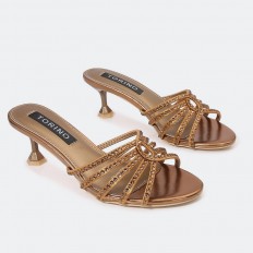 Slippers with elegant...