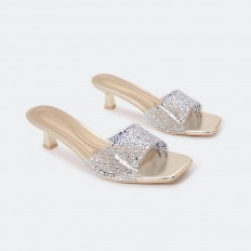 ZXQ1690 Heel slippers with...