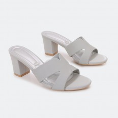 ZXQ1699 Patterned wide heel...