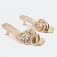 ZXQ1722 Square-toe shiny...