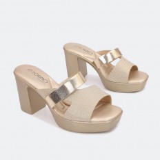 glittering slipper with...