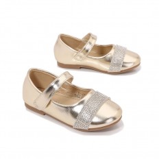 Light soft girls' dress shoes