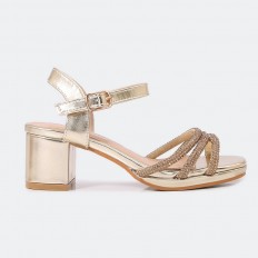 sandal with heel design...