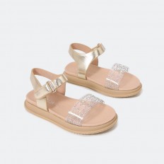 girlie sandal embossed with...