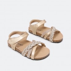 sandal with bright spike...