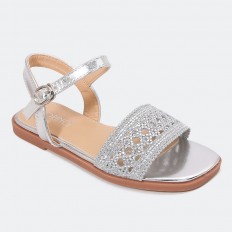 GML855 Girls lace toe flat...