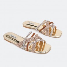 hx128 Bright flat slippers