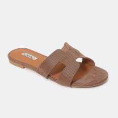 Hermes Flat Slippers in...
