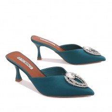 Classy heeled mules...