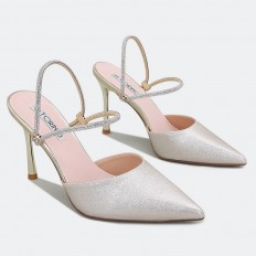 Brilliant evening stiletto...