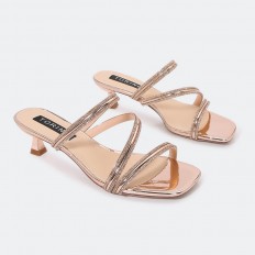 HXQ474 Small heel slippers...