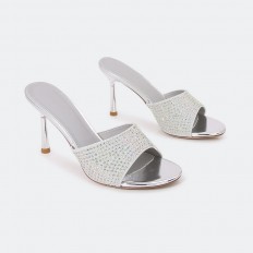 HXQ527 Thin heel slippers...