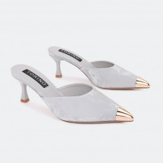 HXQB14 Heeled slippers a...