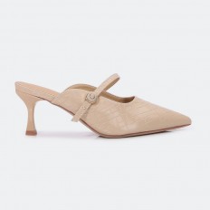 HXQB78 Snakeskin closed toe...