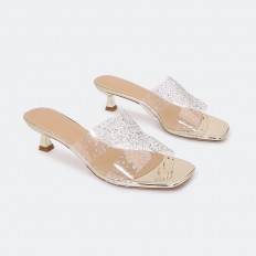 HXQG37 Heel slippers with a...