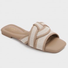 KX2773 Patterned flat slippers