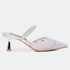 MXQ1747 Shiny tulle heel soles