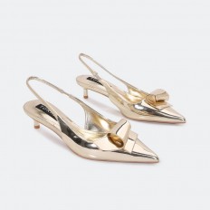 QSQB5 Shiny sandals with a...