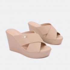 WEDGES HEEL SLIPPER WITH...