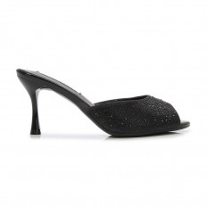 Sparkling stiletto peep-toe...