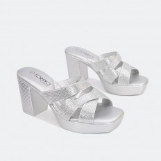 slipper with heel embossed...