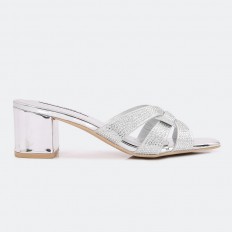 slipper with heel embossed...