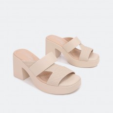 SLIPPER FROM LEATHER WITH...