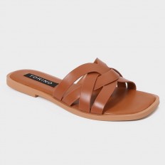 ZX2739 Flat leather slippers