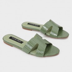 ZX2880 flat slippers with...