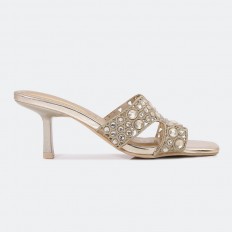 ZXQ1647 Shiny thin heel...