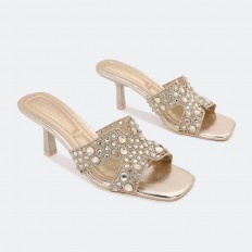 ZXQ1647 Shiny thin heel...