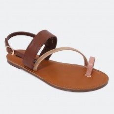 ZXS3 Round Toe Flat Sandals