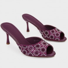 QXQ1958 نعال كعب ذو ألوان...