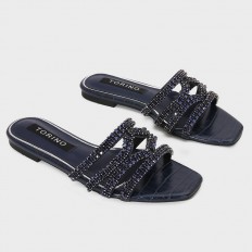 ZX2917 shiny flat slippers